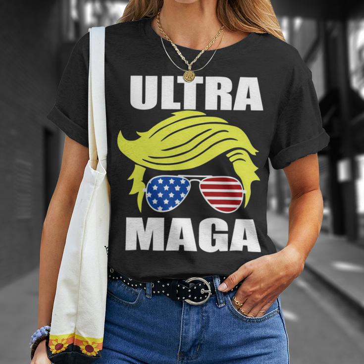 Ultra Maga Joe Biden Pro Trump Gift Unisex T-Shirt Gifts for Her