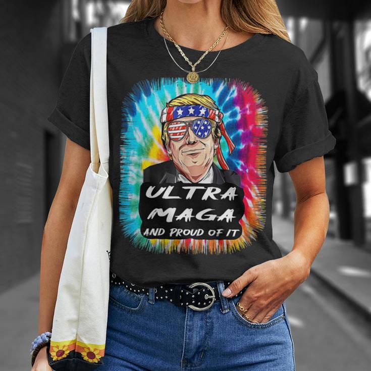 Ultra Maga Trump America Fun Tie Dye Unisex T-Shirt Gifts for Her