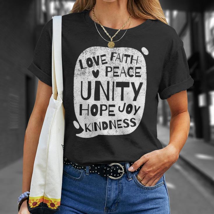 Unity Day Orange Peace Love Spread Kindness Gift Unisex T-Shirt Gifts for Her