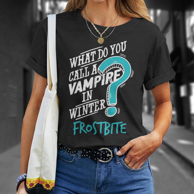 Vampire In Winter Frostbite 92 Trending Shirt Unisex T-Shirt Gifts for Her