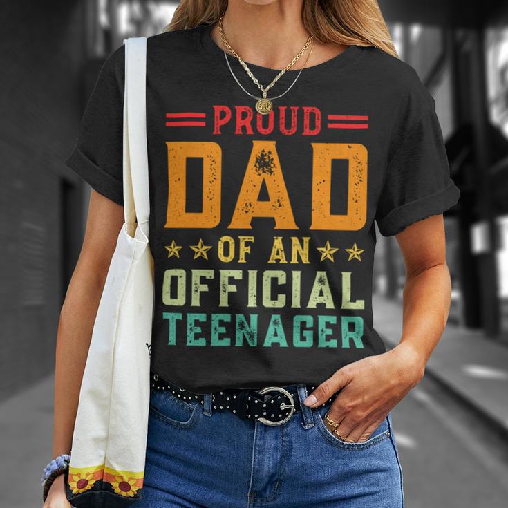 Vintage Thirteen Retro Proud Dad Of An 544 Shirt Unisex T-Shirt Gifts for Her