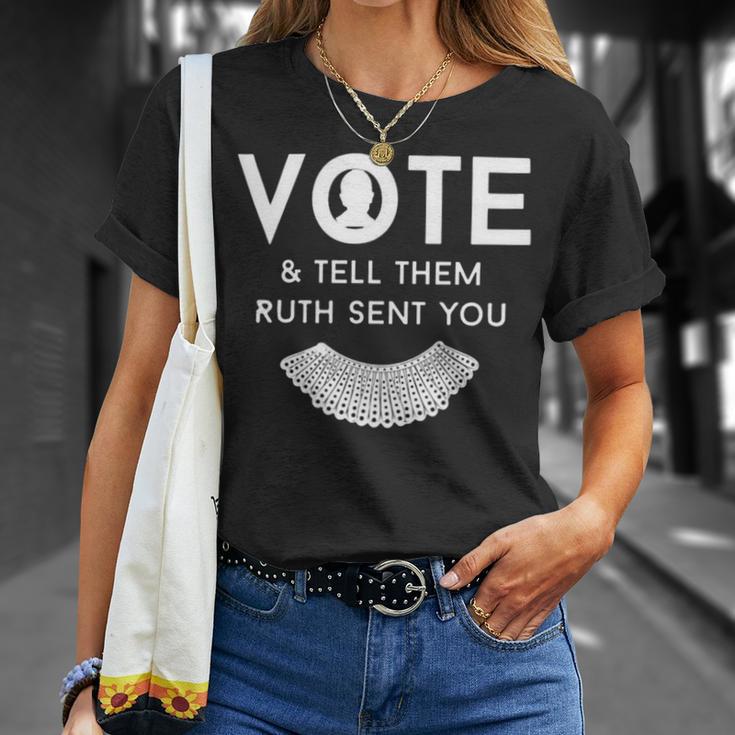 Vote And Tell Them Ruth Sent You 31 Shirt Unisex T-Shirt Gifts for Her