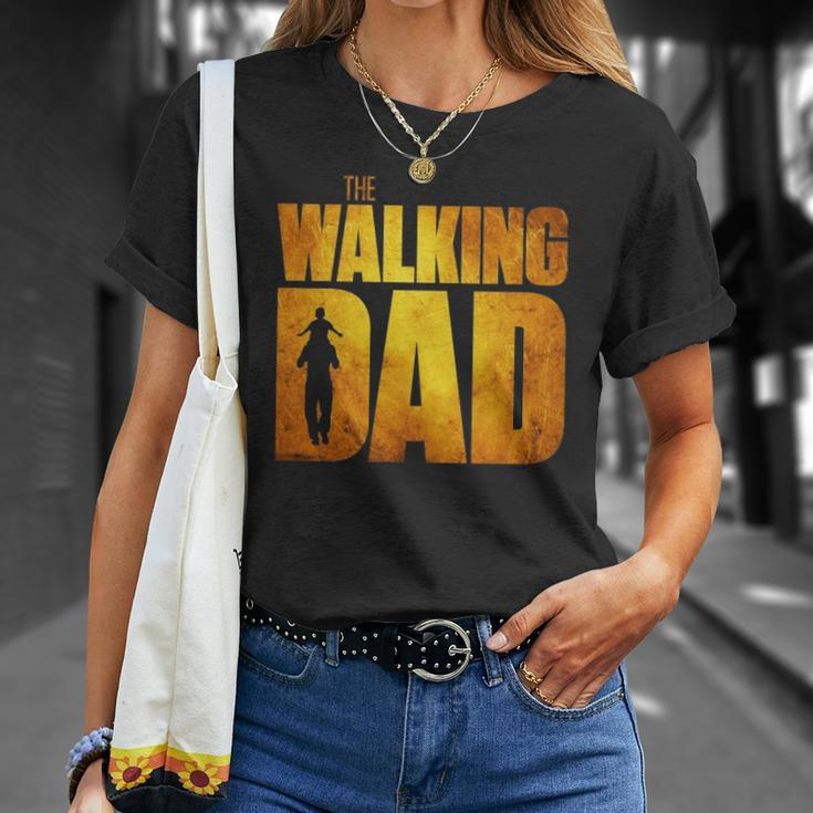 Walking Dad Fathers Day Best Grandfather Men Fun Gift Unisex T-Shirt Gifts for Her