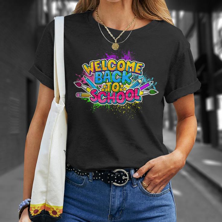 Welcome Back To School Funny Teachers 490 Shirt Unisex T-Shirt Gifts for Her