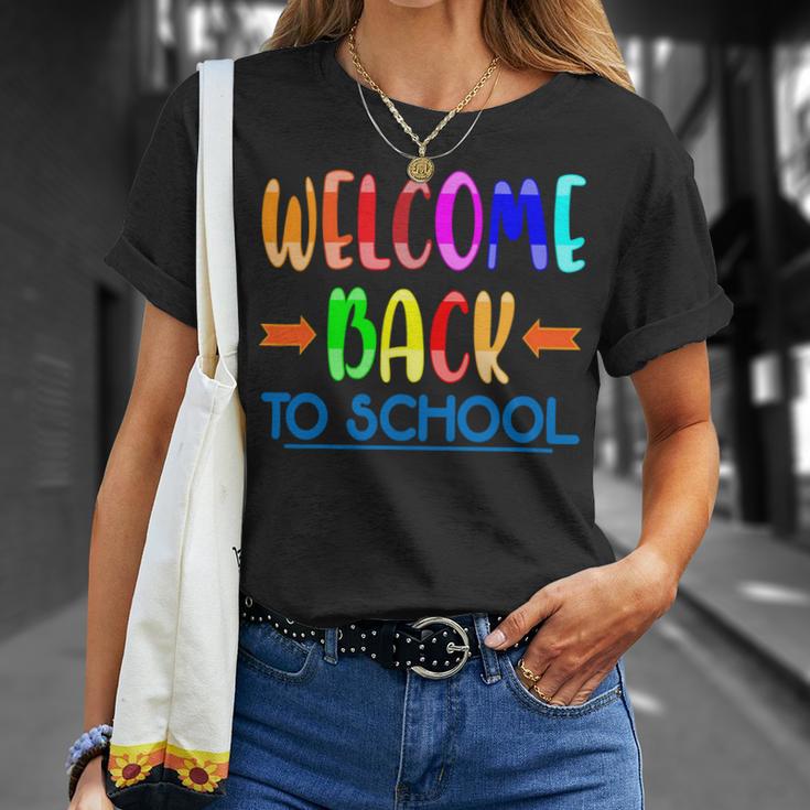 Welcome Back To School Teacher 481 Shirt Unisex T-Shirt Gifts for Her