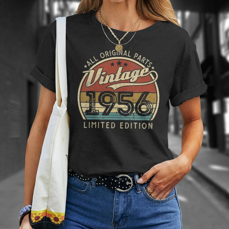 Womens Vintage 1956 Limited Edition 66 Years Old 66Th Birthday Unisex T-Shirt Gifts for Her