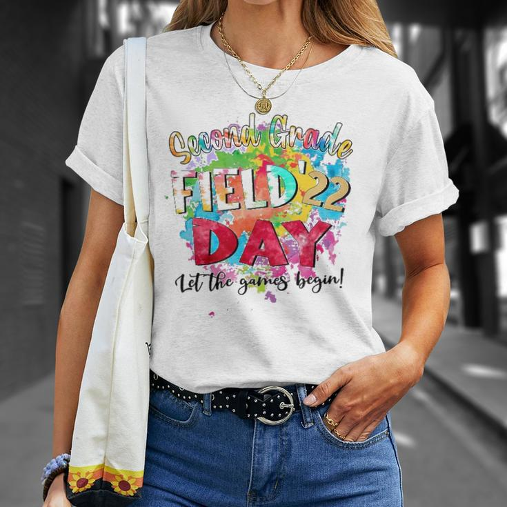 2Nd Grade Field Day 2022 Let The Games Begin Kids Teachers Unisex T-Shirt Gifts for Her