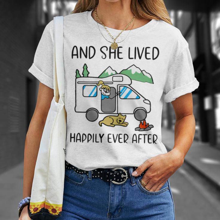 And She Lived Happily Ever After Unisex T-Shirt Gifts for Her