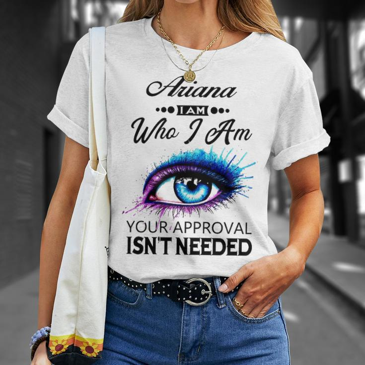 Ariana Name Ariana I Am Who I Am T-Shirt Gifts for Her