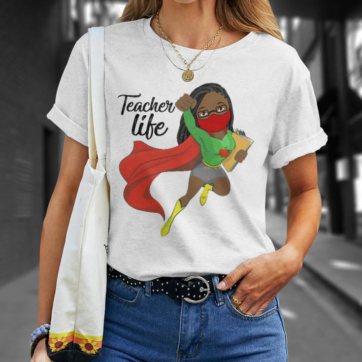Black Teacher Life Locs Hair Afro Women Sunglasses Funny Unisex T-Shirt Gifts for Her