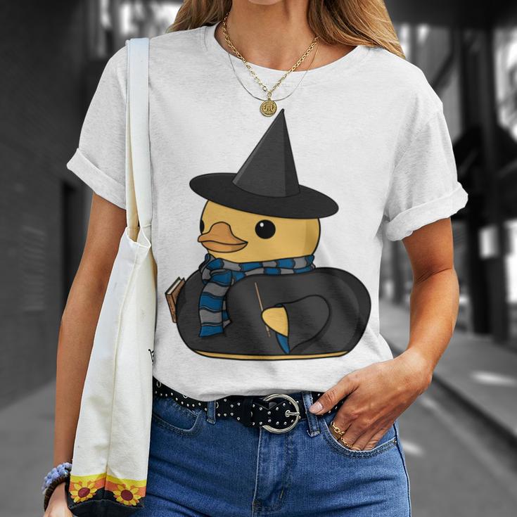 Blue Silver Ducky Wizard Unisex T-Shirt Gifts for Her