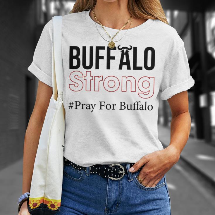 Buffalo Strong Pray For Buffalo Unisex T-Shirt Gifts for Her