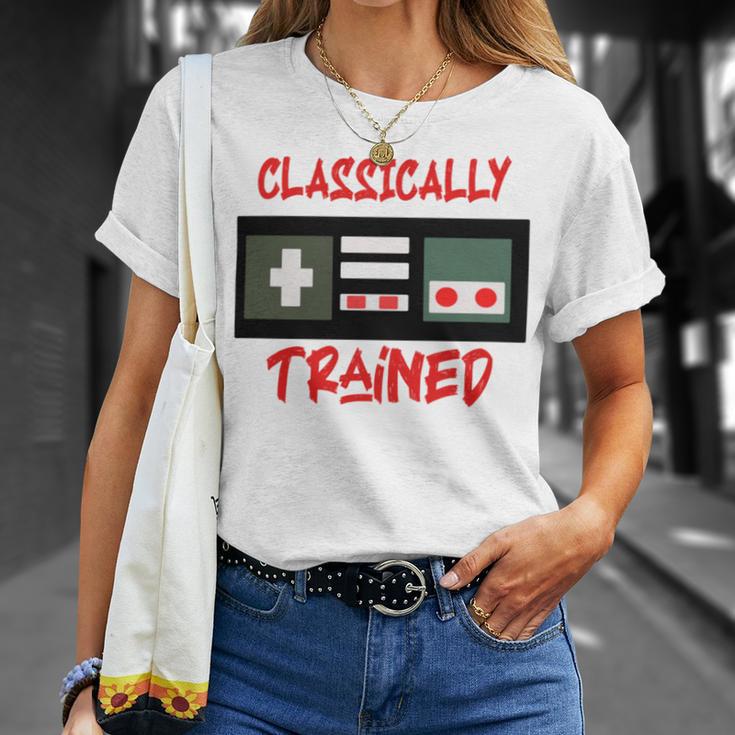 Classically Trained Shirt Funny Gamer Shirt Gamer Shirt Video Game Shirt Gamer Gift Funny Musician Shirt Unisex T-Shirt Gifts for Her