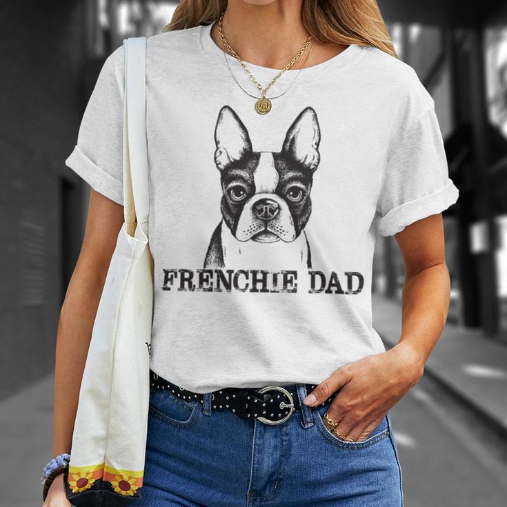 Frenchie Dad French Bulldog Dog Lover Funny Men 605 Trending Shirt Unisex T-Shirt Gifts for Her