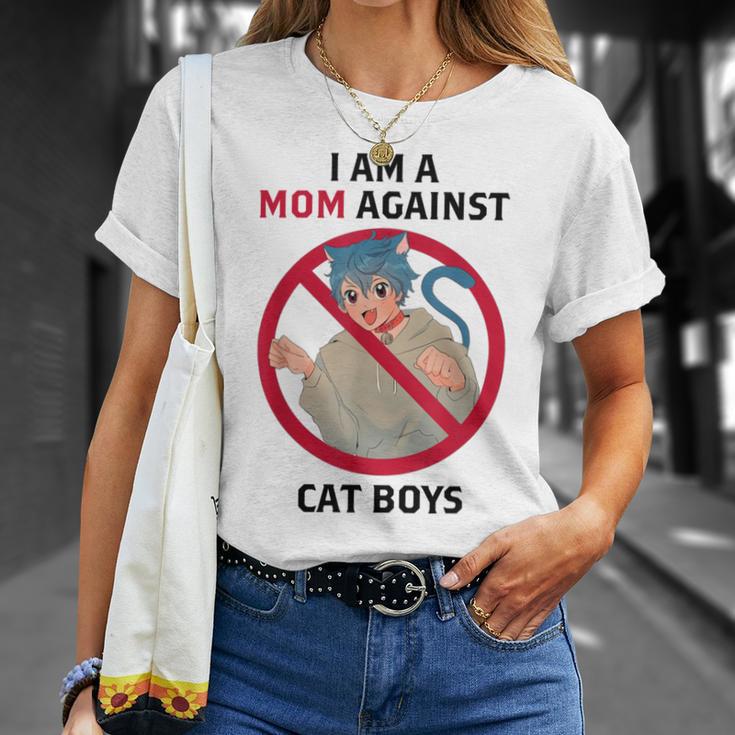 I Am A Mom Against Cat Boys Unisex T-Shirt Gifts for Her