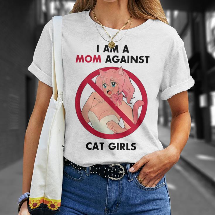 I Am A Mom Against Cat Girls Unisex T-Shirt Gifts for Her