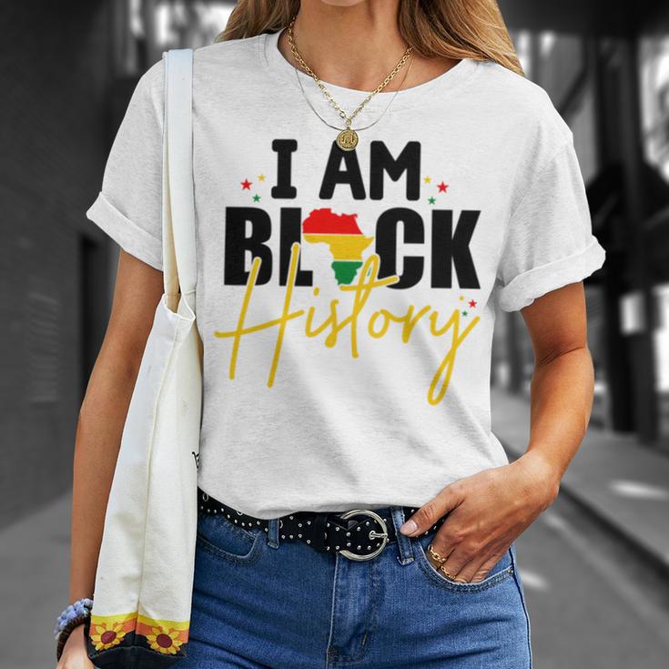 I Am Black History V2 Unisex T-Shirt Gifts for Her