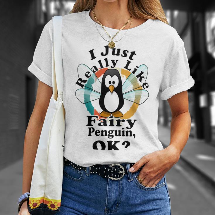 I Really Like Fairy Penguin Ok Unisex T-Shirt Gifts for Her