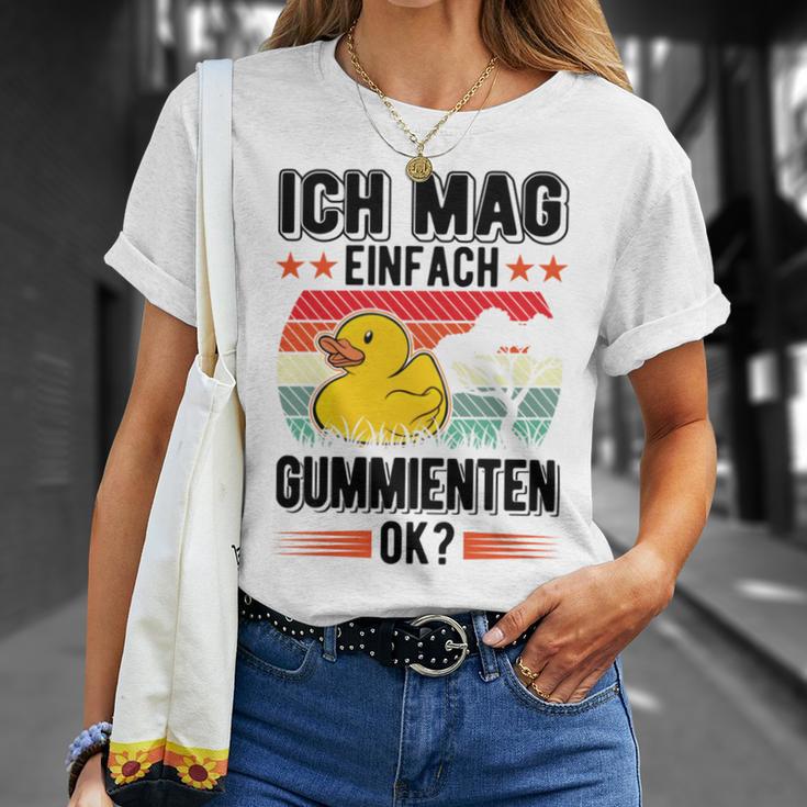 Ich Mag Einfach Gummienten Badeente Unisex T-Shirt Gifts for Her