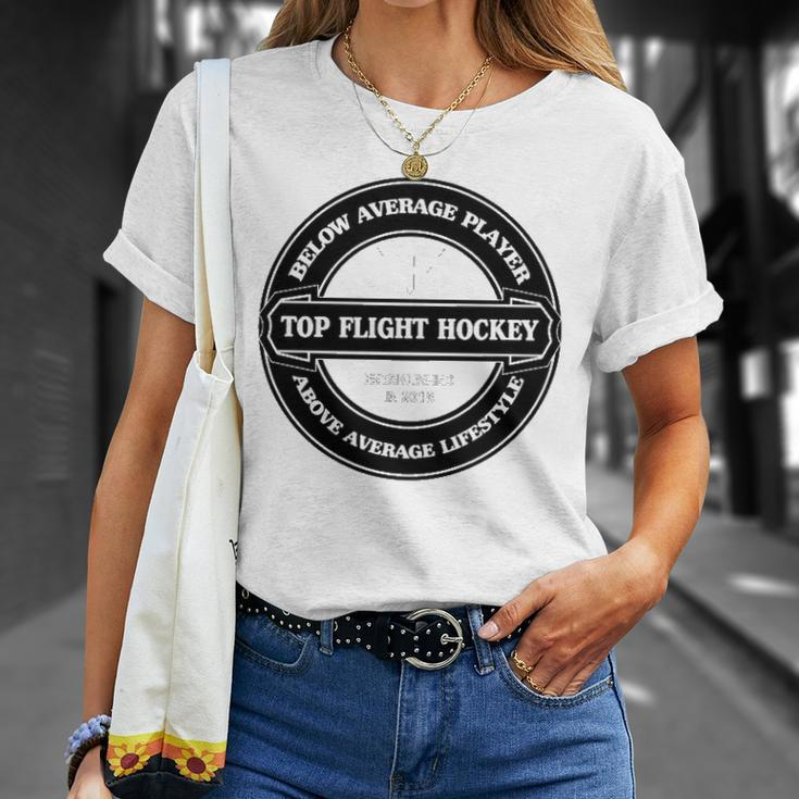 Lifestyle Top Flight Hockey Unisex T-Shirt Gifts for Her