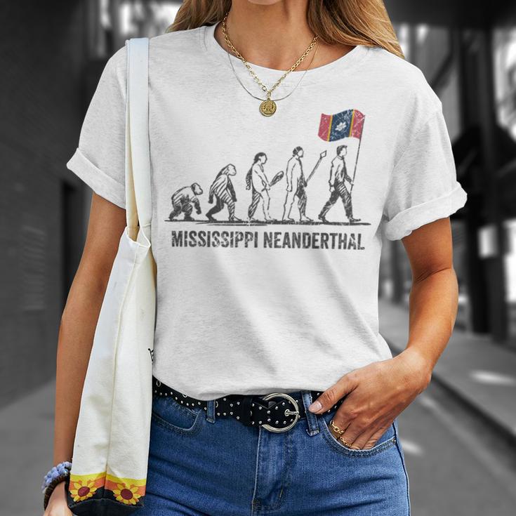 Mississippi Neanderthal Thinking Unisex T-Shirt Gifts for Her