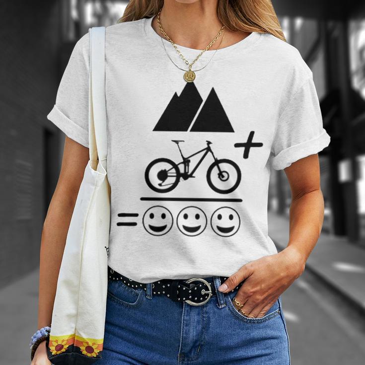 Mountain Biking Funny - Mountain Bike Happiness 194 Shirt Unisex T-Shirt Gifts for Her