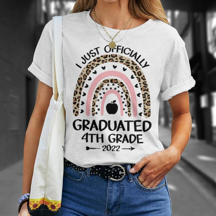Officially Graduated 4Th Grade Graduation Class Of 2022 Kids T-Shirt Unisex T-Shirt Gifts for Her