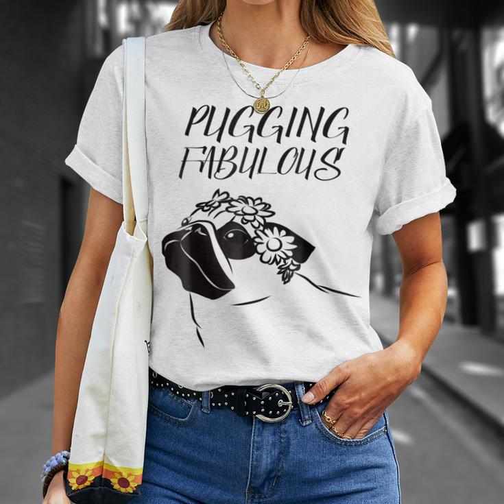 Pugging Fabulous Pug Lovers Unisex T-Shirt Gifts for Her