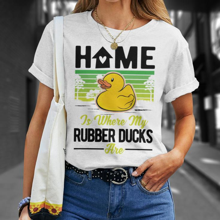 Rubber Duck Home Unisex T-Shirt Gifts for Her