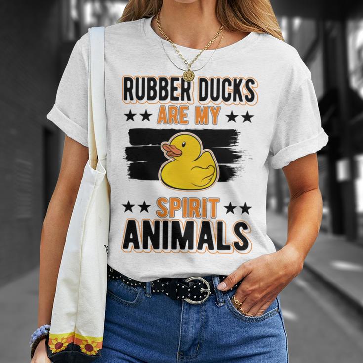 Rubber Duck Spirit Animal Unisex T-Shirt Gifts for Her