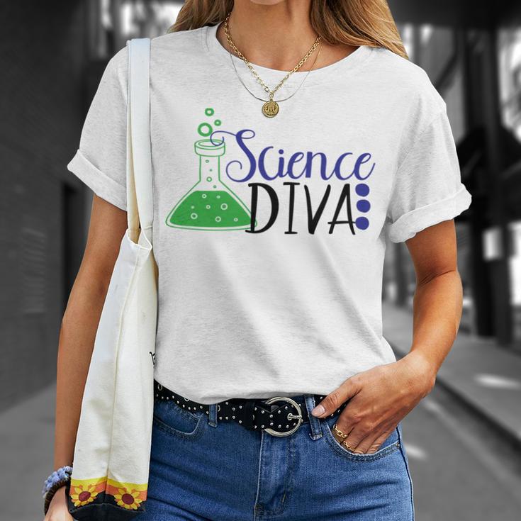 Science Diva Science Teachers And Student Unisex T-Shirt Gifts for Her