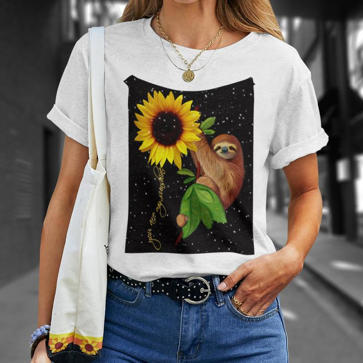 Sloth - You Are My Sunshine Unisex T-Shirt Gifts for Her
