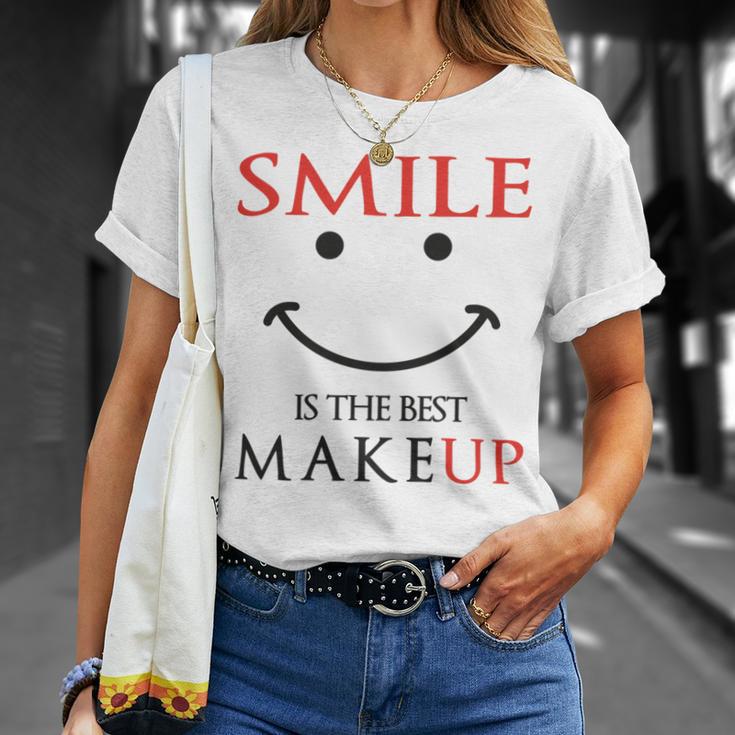 Smile Is The Best Makeup Unisex T-Shirt Gifts for Her