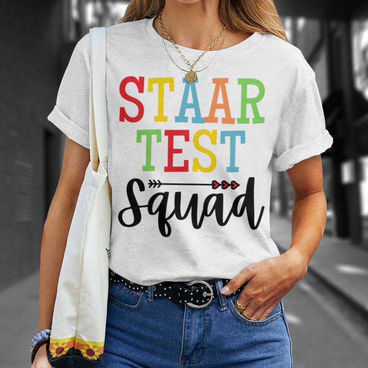 Staar Test Squad Teacher Test Day Clothes Unisex T-Shirt Gifts for Her