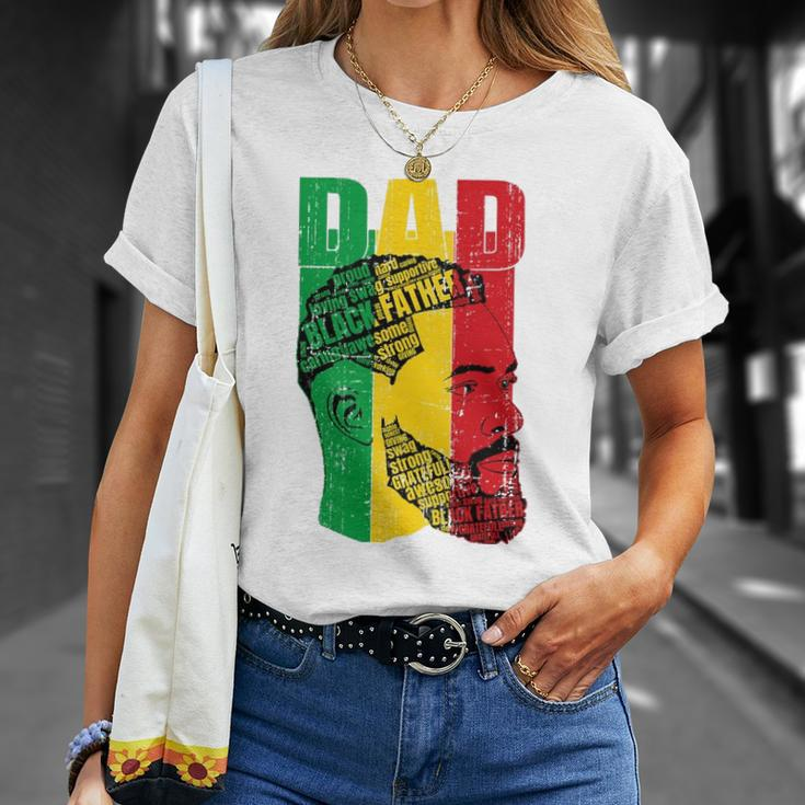 Strong Black Dad King African American Unisex T-Shirt Gifts for Her