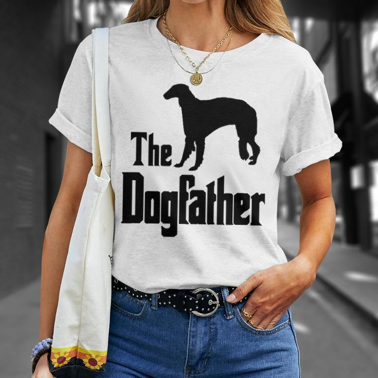 The Dogfather - Funny Dog Gift Funny Borzoi Unisex T-Shirt Gifts for Her