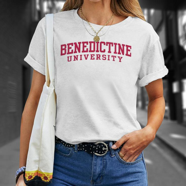 Womens Benedictine University Athletic Teacher Student Gift Unisex T-Shirt Gifts for Her