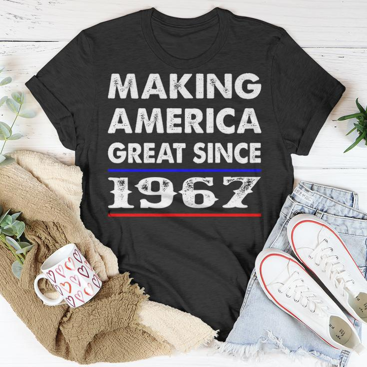 1967 Birthday Making America Great Since 1967 T-Shirt Funny Gifts