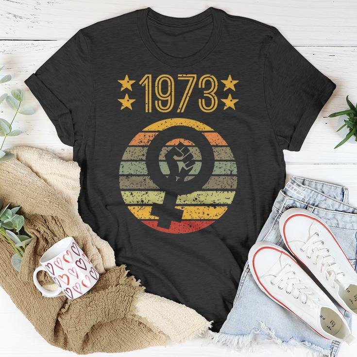 1973 Womens Rights Women Men Feminist Vintage Pro Choice Unisex T-Shirt Unique Gifts