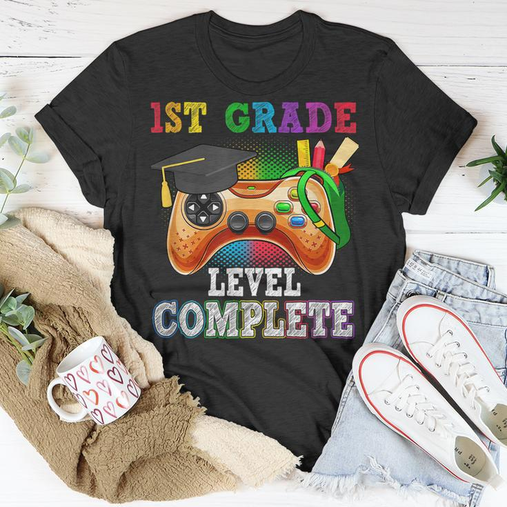 1St Grade Level Complete Last Day Of School Graduation Unisex T-Shirt Unique Gifts