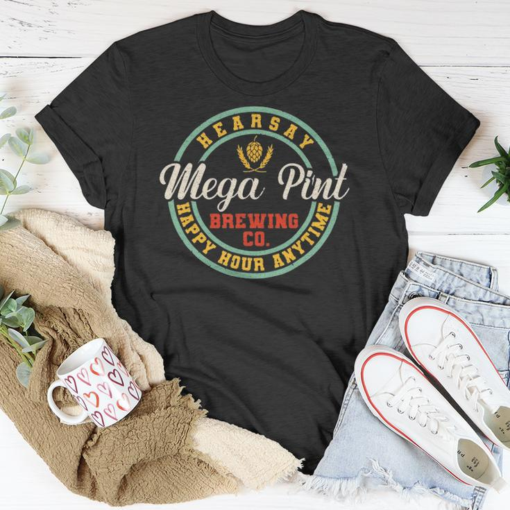 A Mega Pint Brewing Co Hearsay Happy Hour Anytime Tee Unisex T-Shirt Unique Gifts