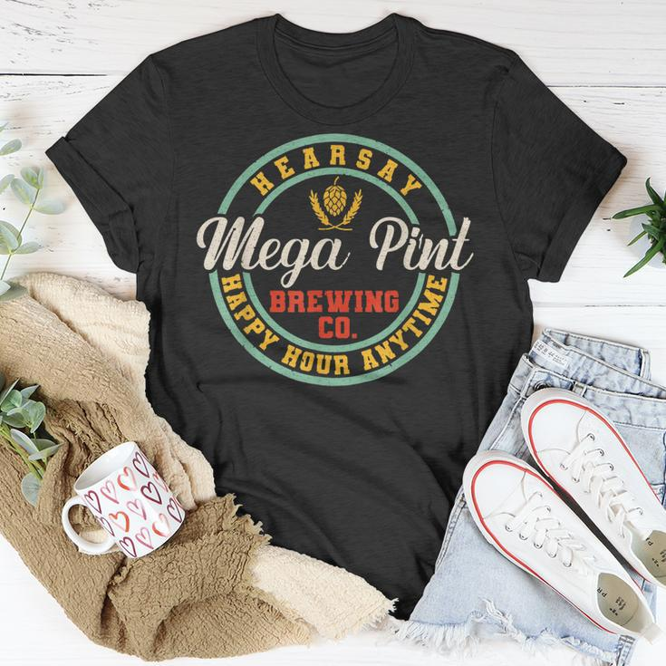 A Mega Pint Brewing Co Hearsay Happy Hour Anytime Unisex T-Shirt Unique Gifts