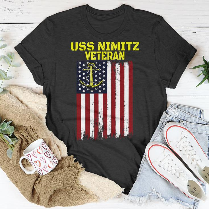 Aircraft Carrier Uss Nimitz Cvn-68 Veterans Day Father Day T-Shirt Unisex T-Shirt Unique Gifts