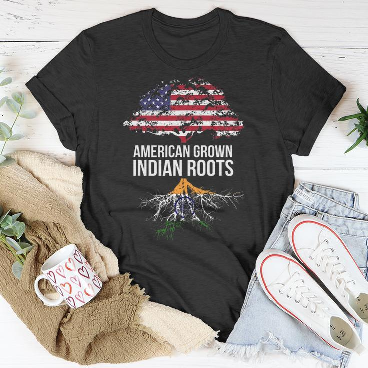 American Grown With Indian Roots - India Tee Unisex T-Shirt Unique Gifts