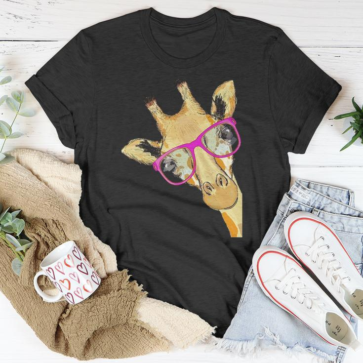 Animal Tees Hipster Giraffe Lovers Unisex T-Shirt Unique Gifts