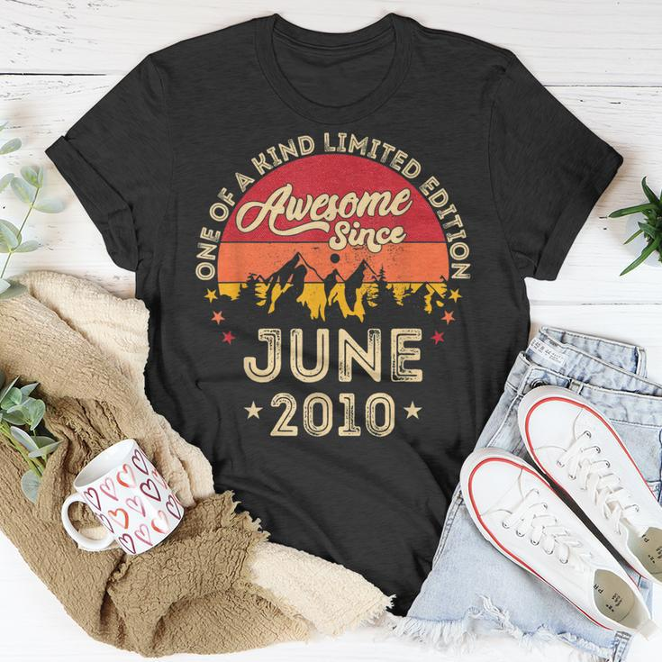 Awesome Since June 2010 Vintage 12Th Birthday V2 Unisex T-Shirt Unique Gifts