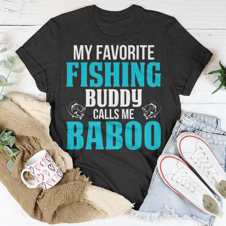 Baboo Grandpa Fishing My Favorite Fishing Buddy Calls Me Baboo T