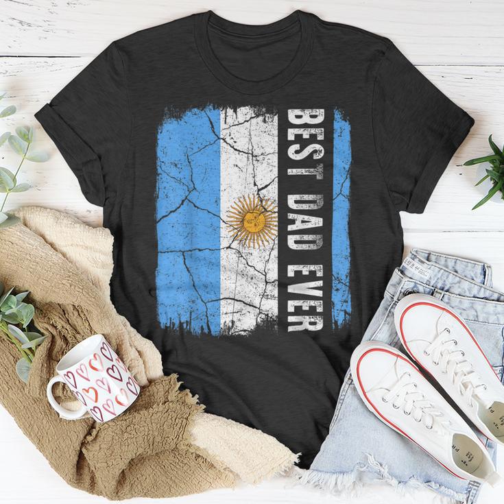 Best Argentinian Dad Ever Argentina Daddy Fathers Day Unisex T-Shirt Unique Gifts