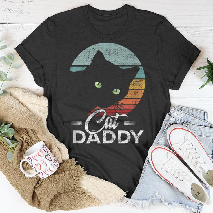 Best Cat Dad Daddy Ever Cat Lover Unisex T-Shirt Unique Gifts