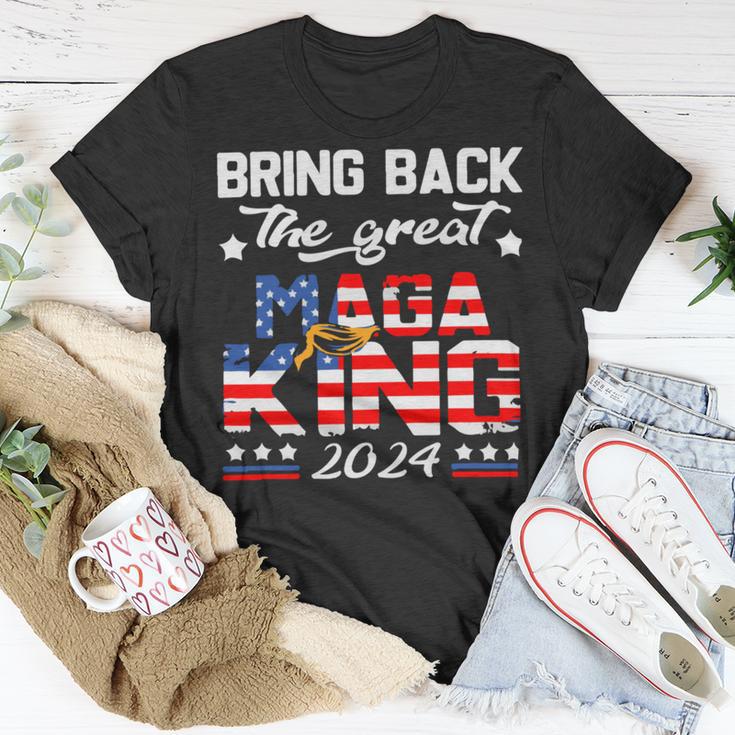 Bring Back The Great Maga King 2024 4Th Of July Trump 2024T President Trump Tee Republican Anti Biden Unisex T-Shirt Funny Gifts